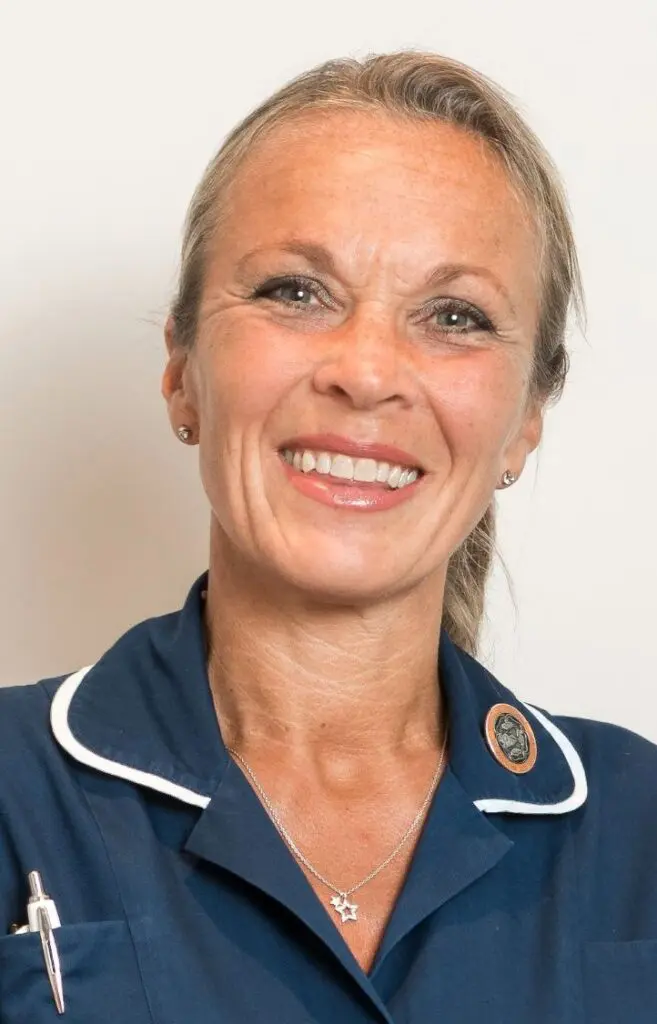image of sister Leanne, Lead nurse and manager